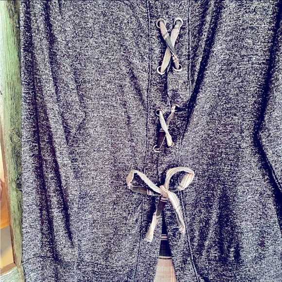 Maurices Plaid Lace Up Blouse - Picture 4 of 7